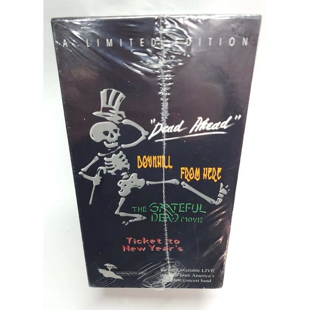 RARE Vintage Limited Edition Grateful Dead Concert Movie VHS Box Set Sealed